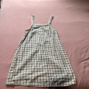 American eagle dress Brown flannel print size S